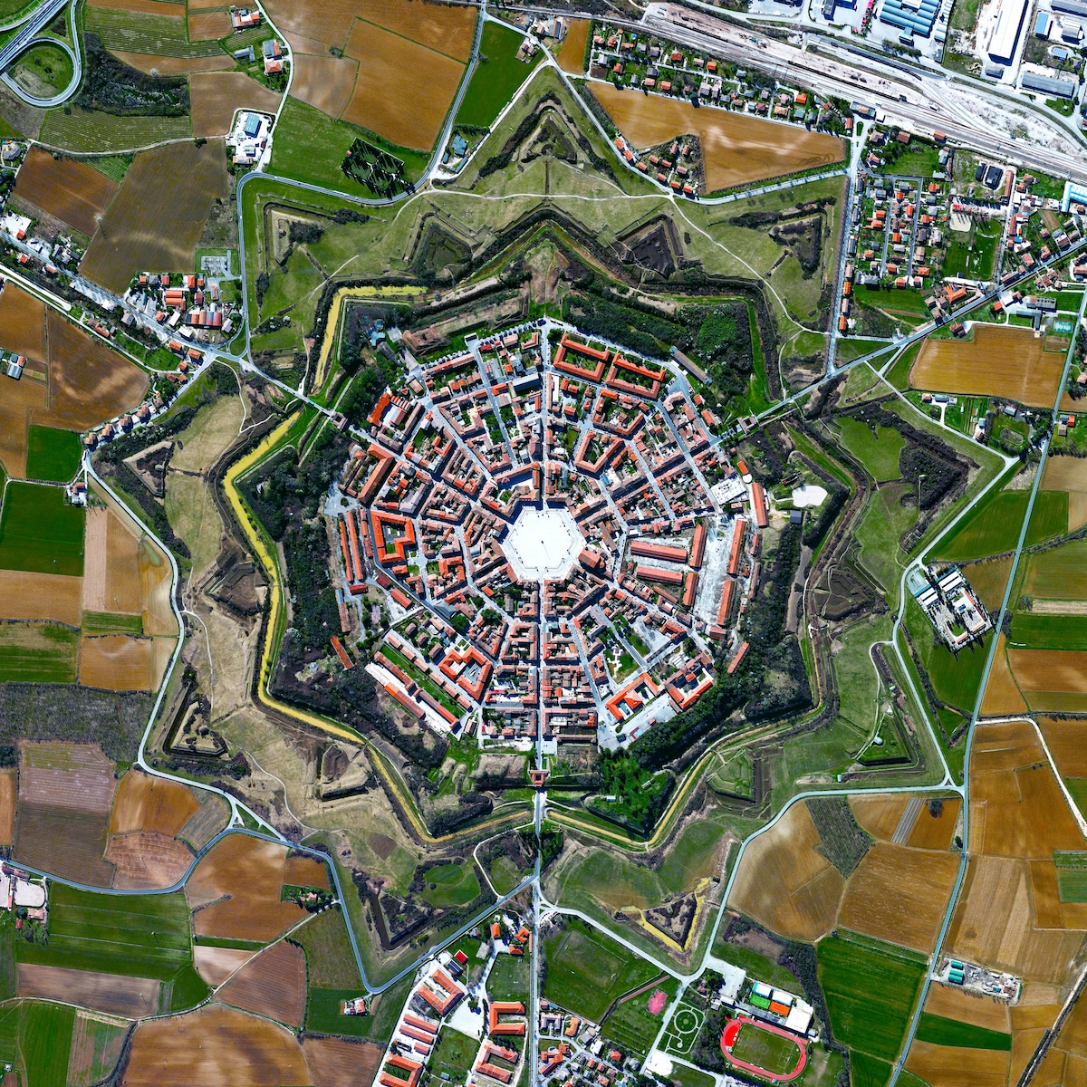 Aerial View of Palmanova