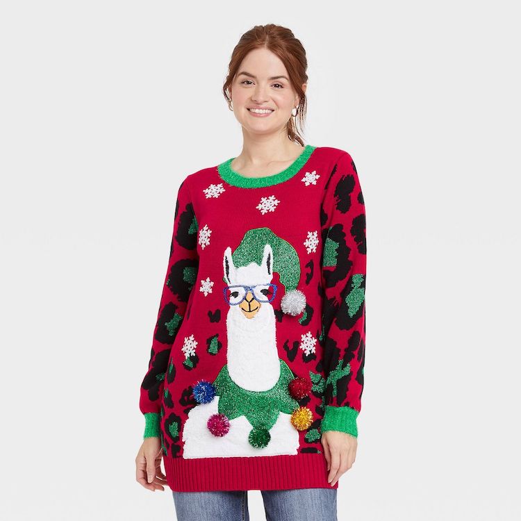 Holiday Llama Sweater