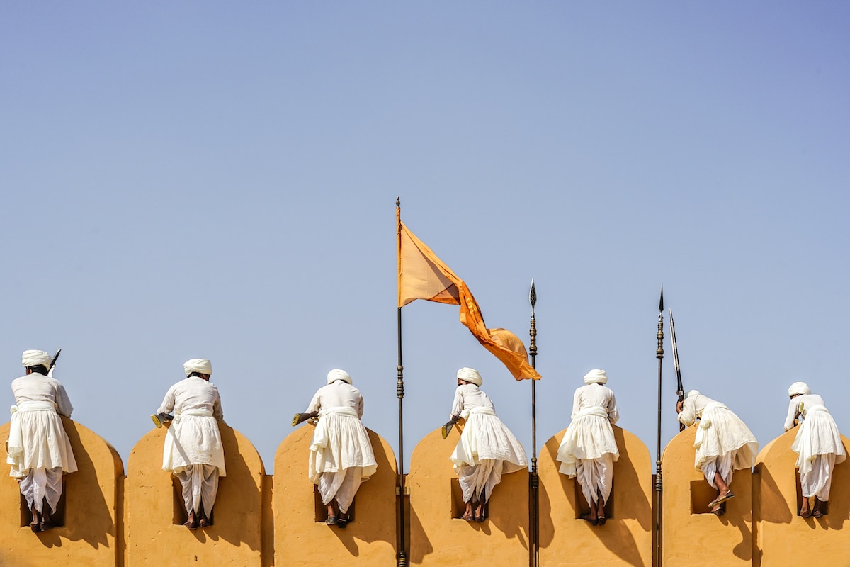 Amer Fort arquitectura de accidentally wes anderson