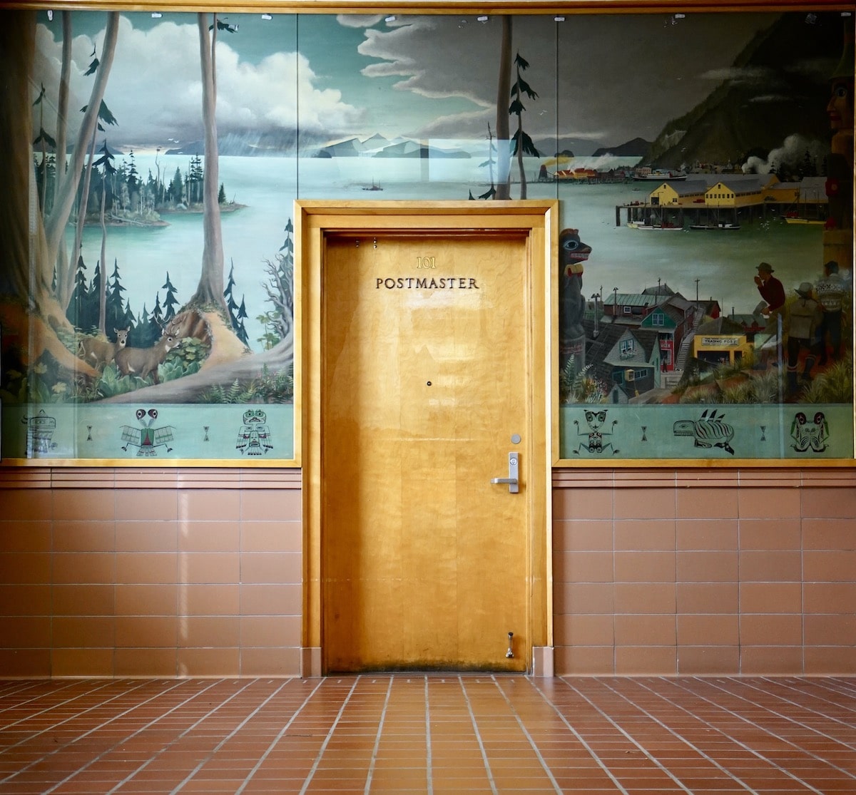 Postmaster Alaska arquitectura de accidentally wes anderson