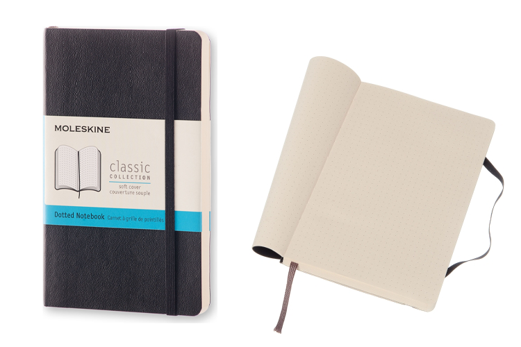 Cuaderno de Moleskine para diseñadores