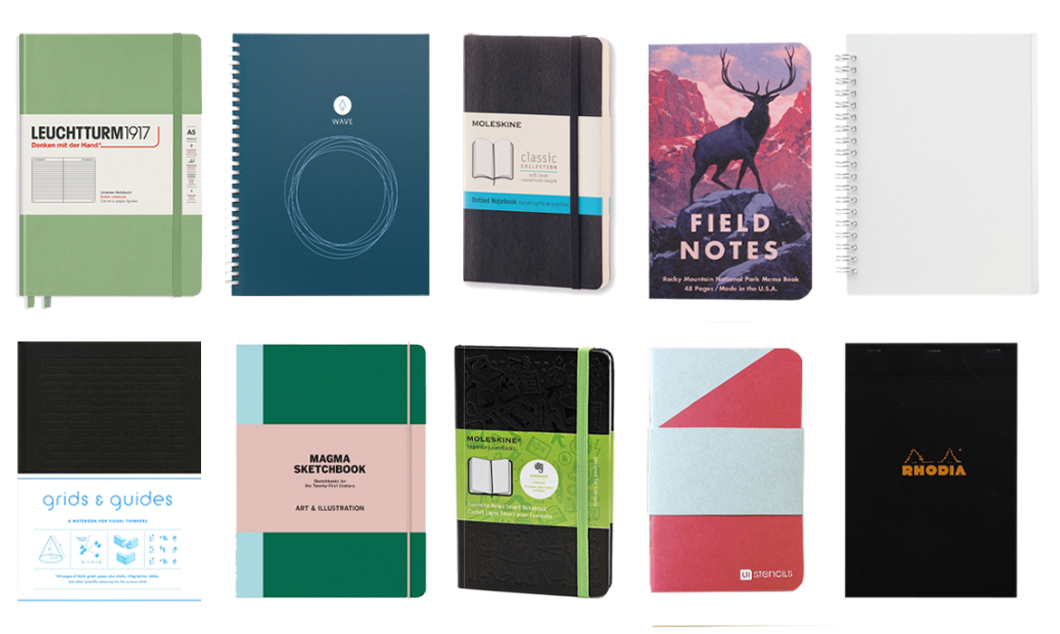 10 Best and Most Unique Sketchbook and Notebook Brands for Designers