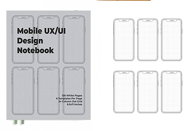 Cuaderno de bocetos UX/UI
