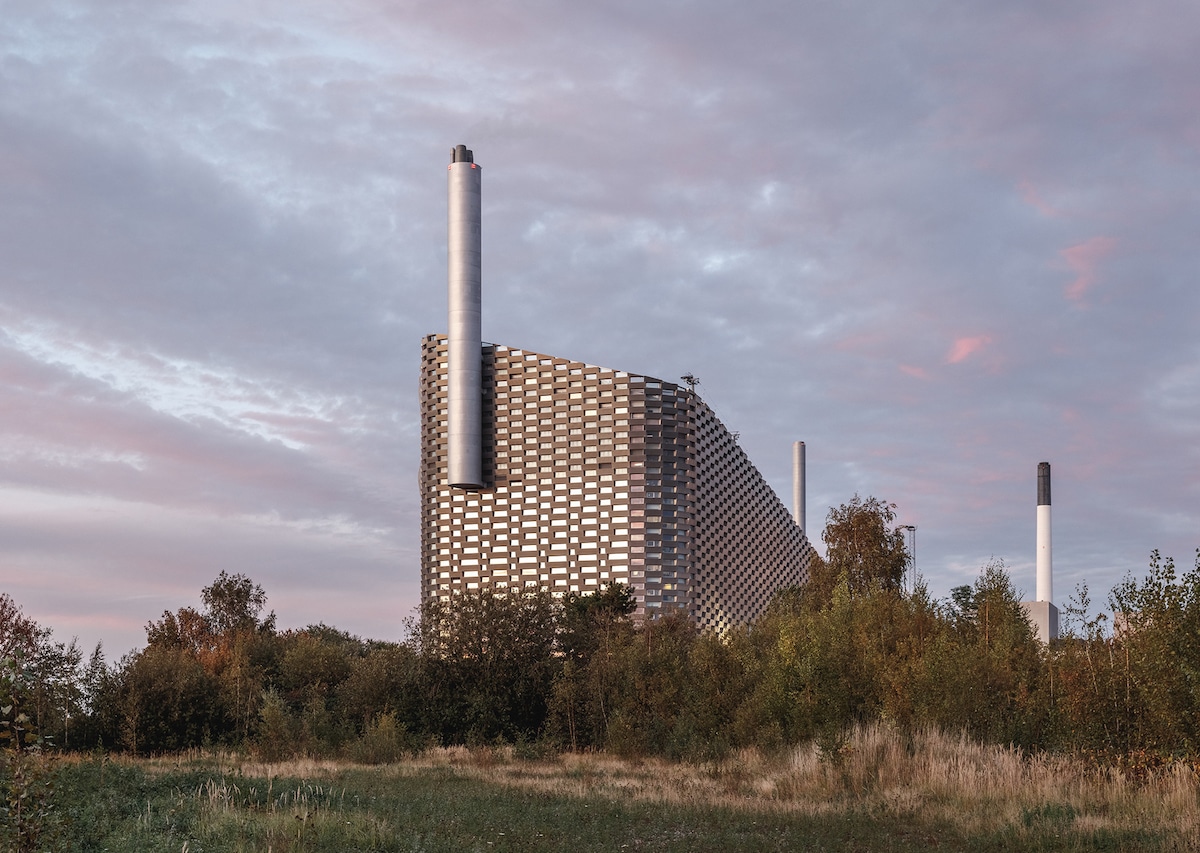 Exterior of Copenhill - Bjarke Ingel Group’s Copenhill Is a Power Plant With a Ski Slope on Top