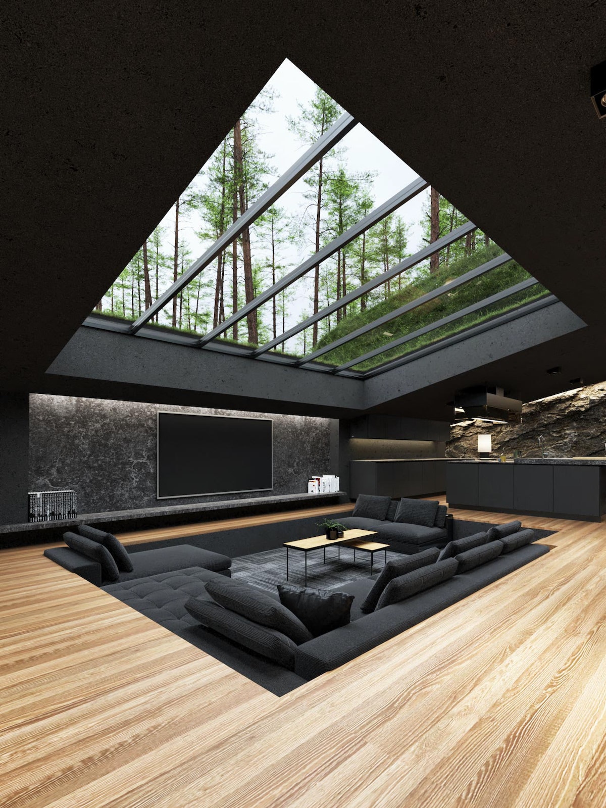 Architect Designs 'Black Villa' Getaway in Rural New York