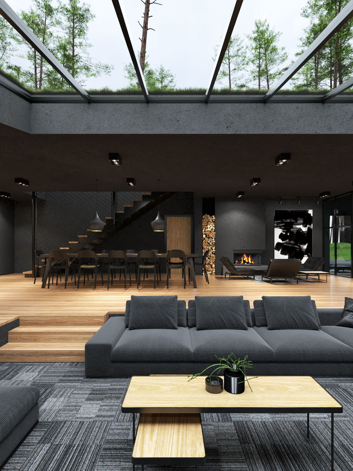 Architect Designs 'Black Villa' Getaway in Rural New York