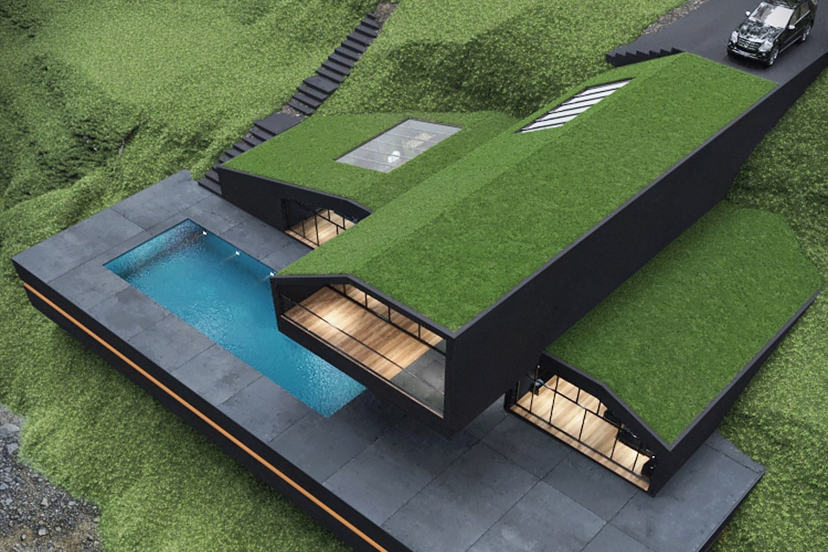 Architect Designs 'Black Villa' Getaway in Rural New York
