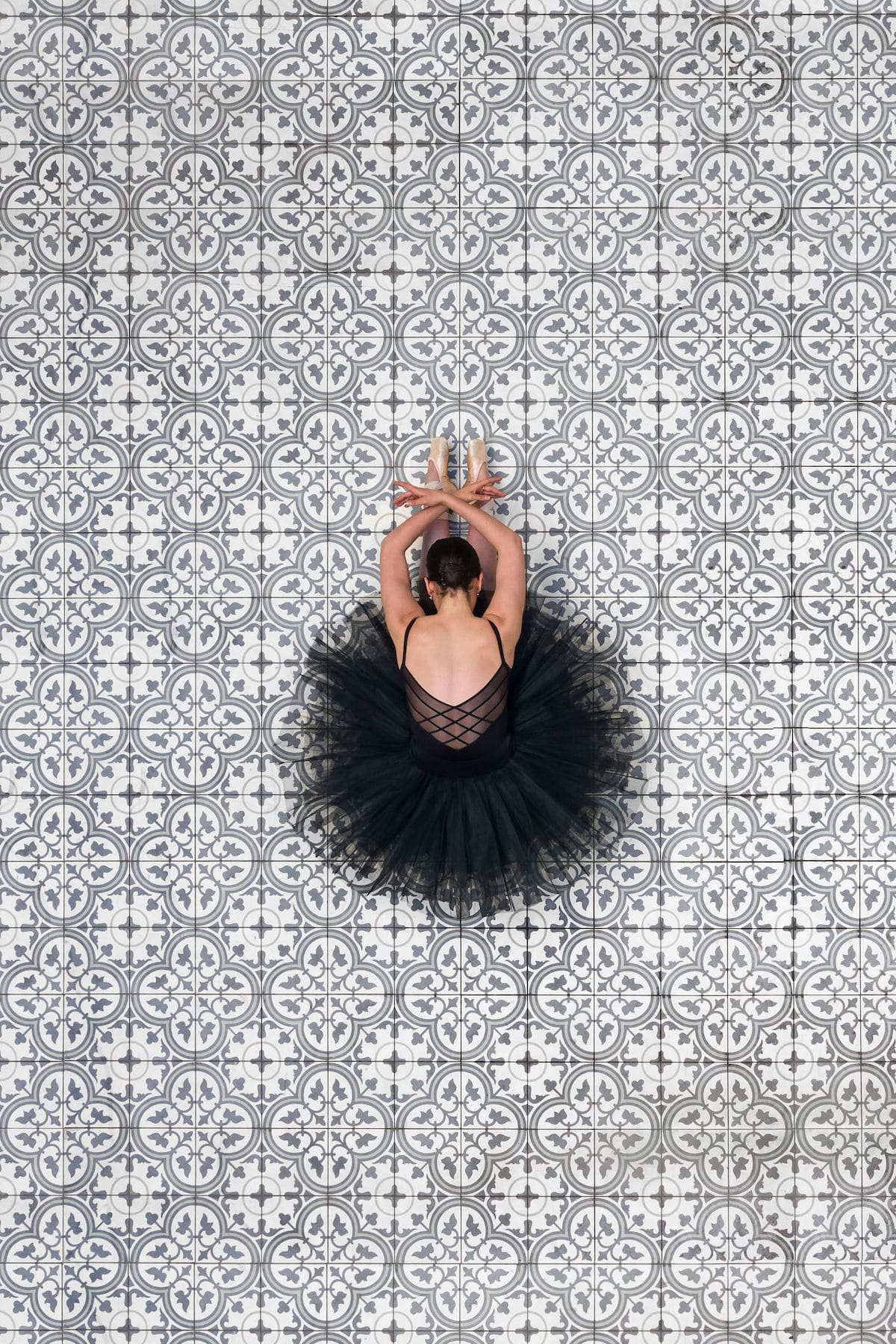 Drone Portrait of a Ballet Dancer