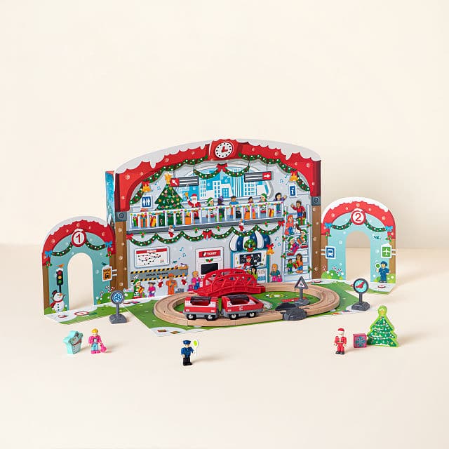 Buildable Train Station Advent Calendar