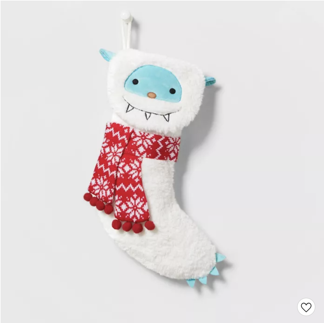 Yeti Character Christmas Stocking