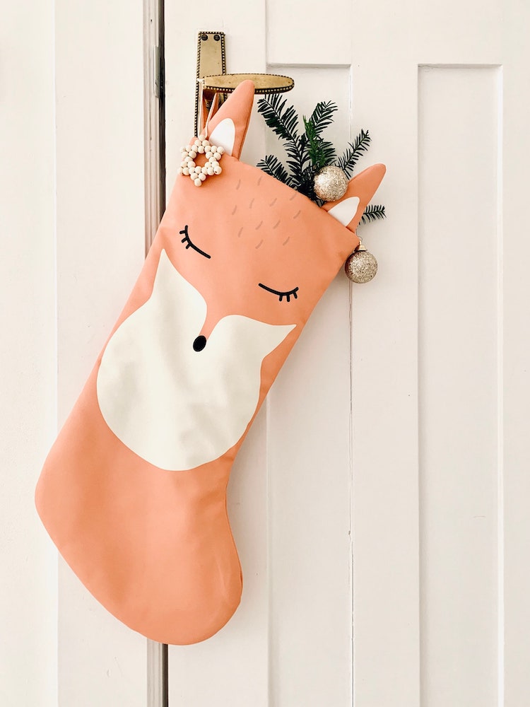 Fox Christmas Stocking
