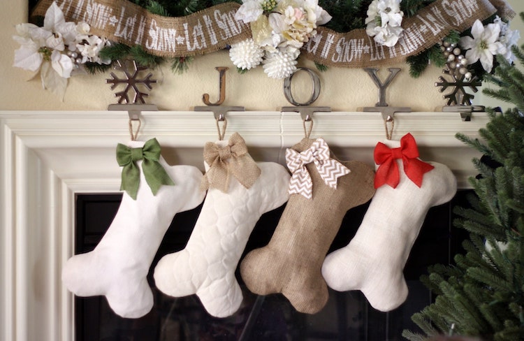 Bone Shaped Dog Stocking