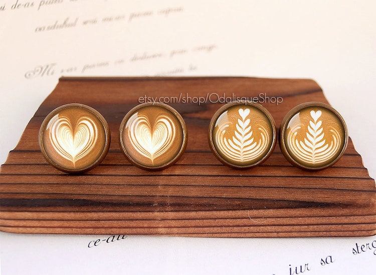 Coffee Earrings 