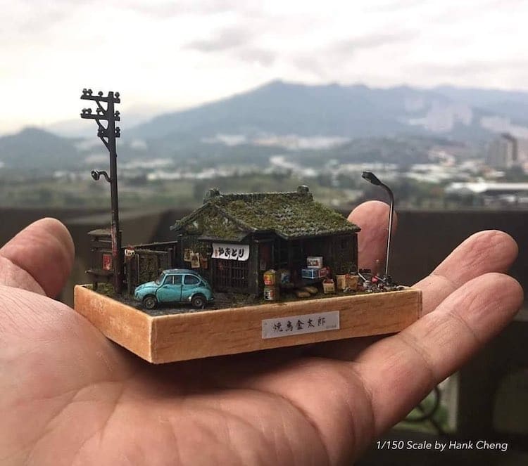 Diorama Artist Hand-Crafts Realistic Miniature Worlds