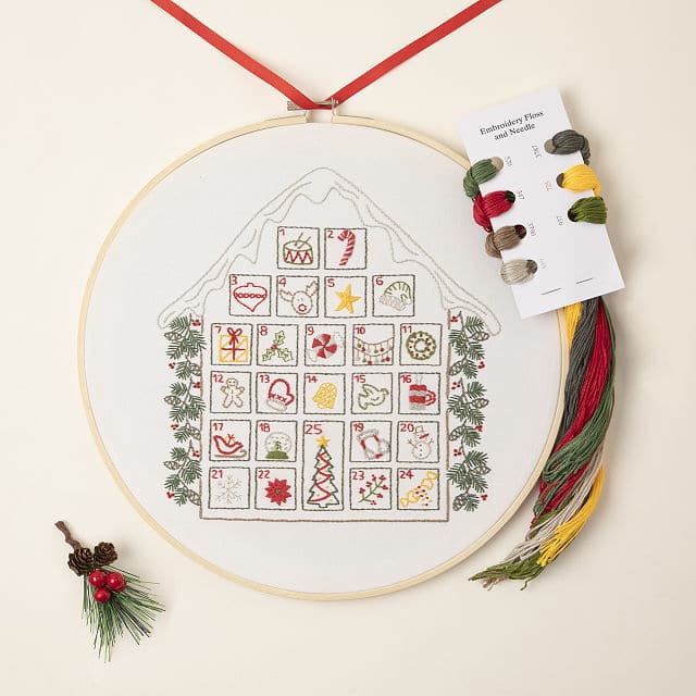 Advent Calendar Embroidery