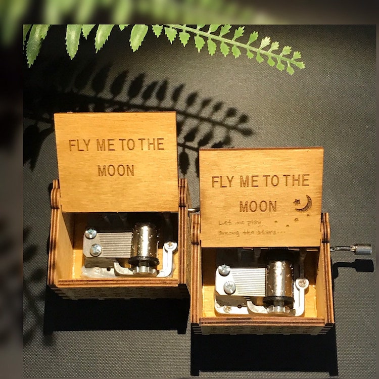 Fly Me to the Moon Music Box
