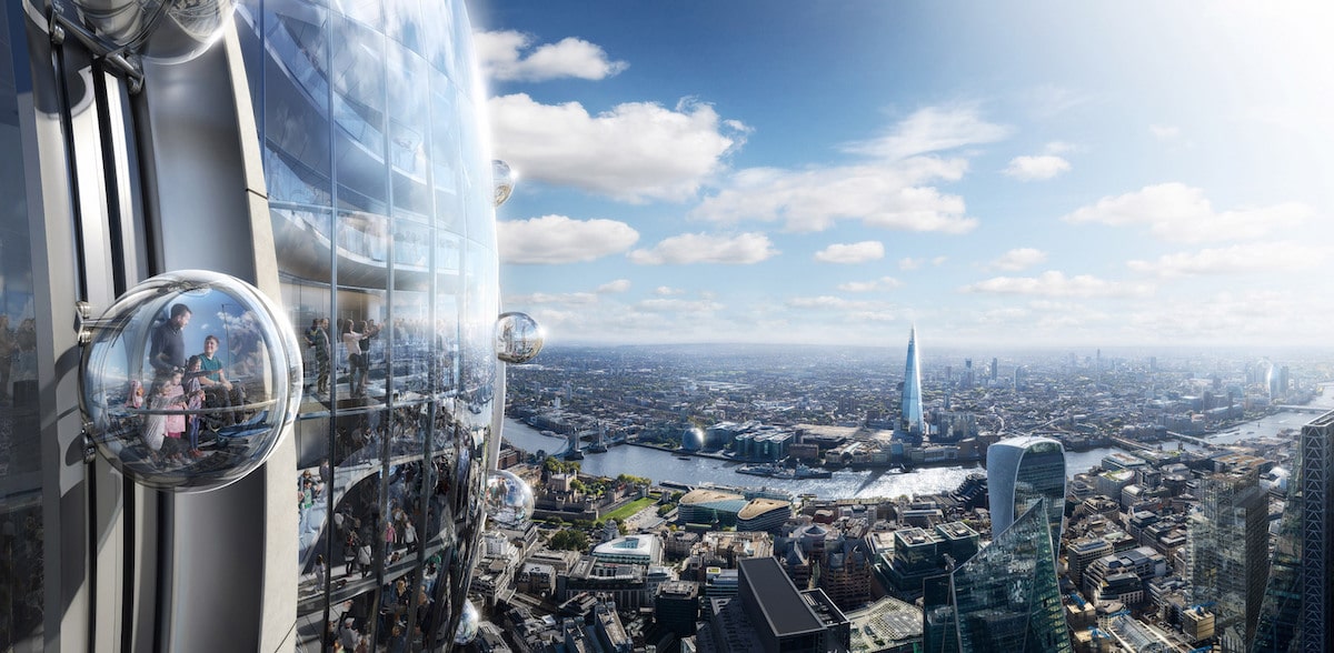 'Tulip' Tower by Foster+ Partners is London's Newest Tourist Attraction