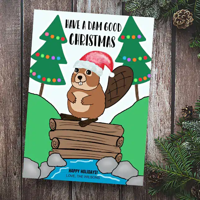 Cute Christmas Card For Friends and Family - Excited For Christmas - F –  lettucebuildahouse