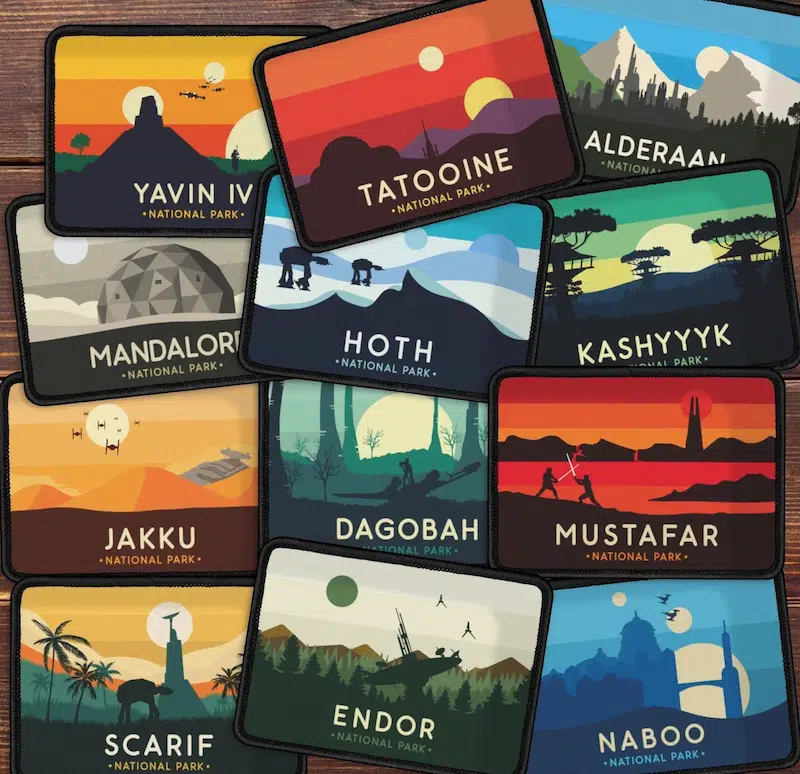 Star Wars National Park Patch Embroidered Design