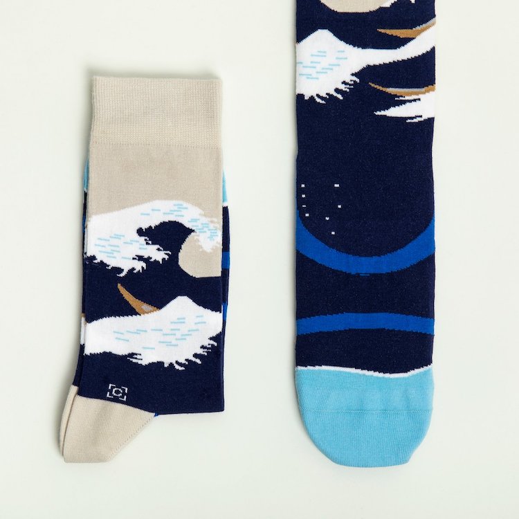 The Great Wave Socks