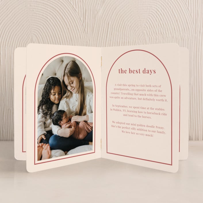 Minted Christmas Photo Booklet