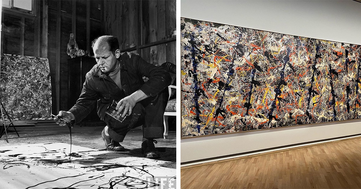 6 Jackson Pollock Artworks Highlighting the Progression of His Famous Drip  Paintings | Search by Muzli