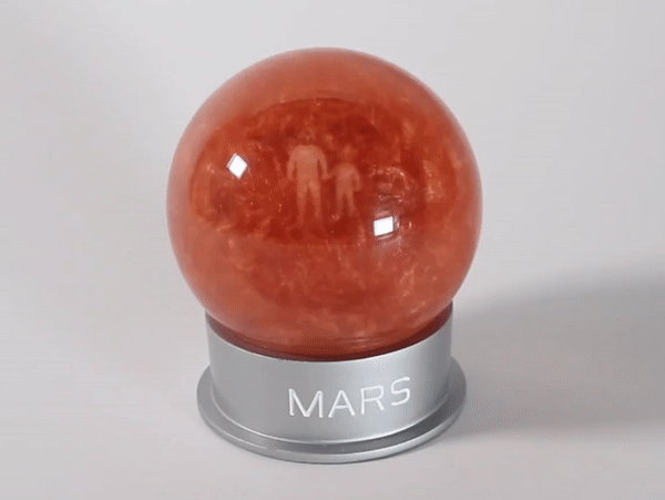 Globo de arena de Marte