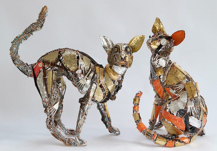 Metal Animal Sculptures by Barbara Franc