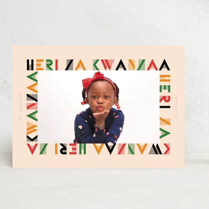 Happy Kwanzaa Photo Card