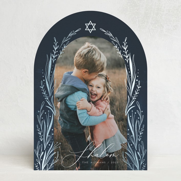Personalized Photo Hanukkah Card