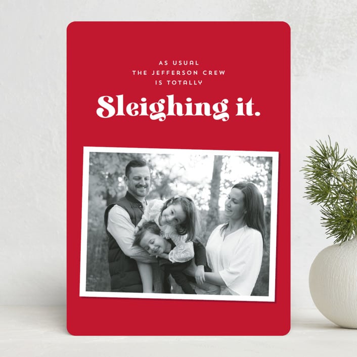 Funny Holiday Photo Card from Minted