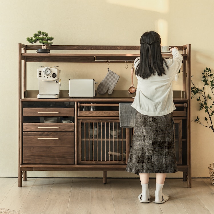 Muzhi Kitchen Cupboard With Shelf