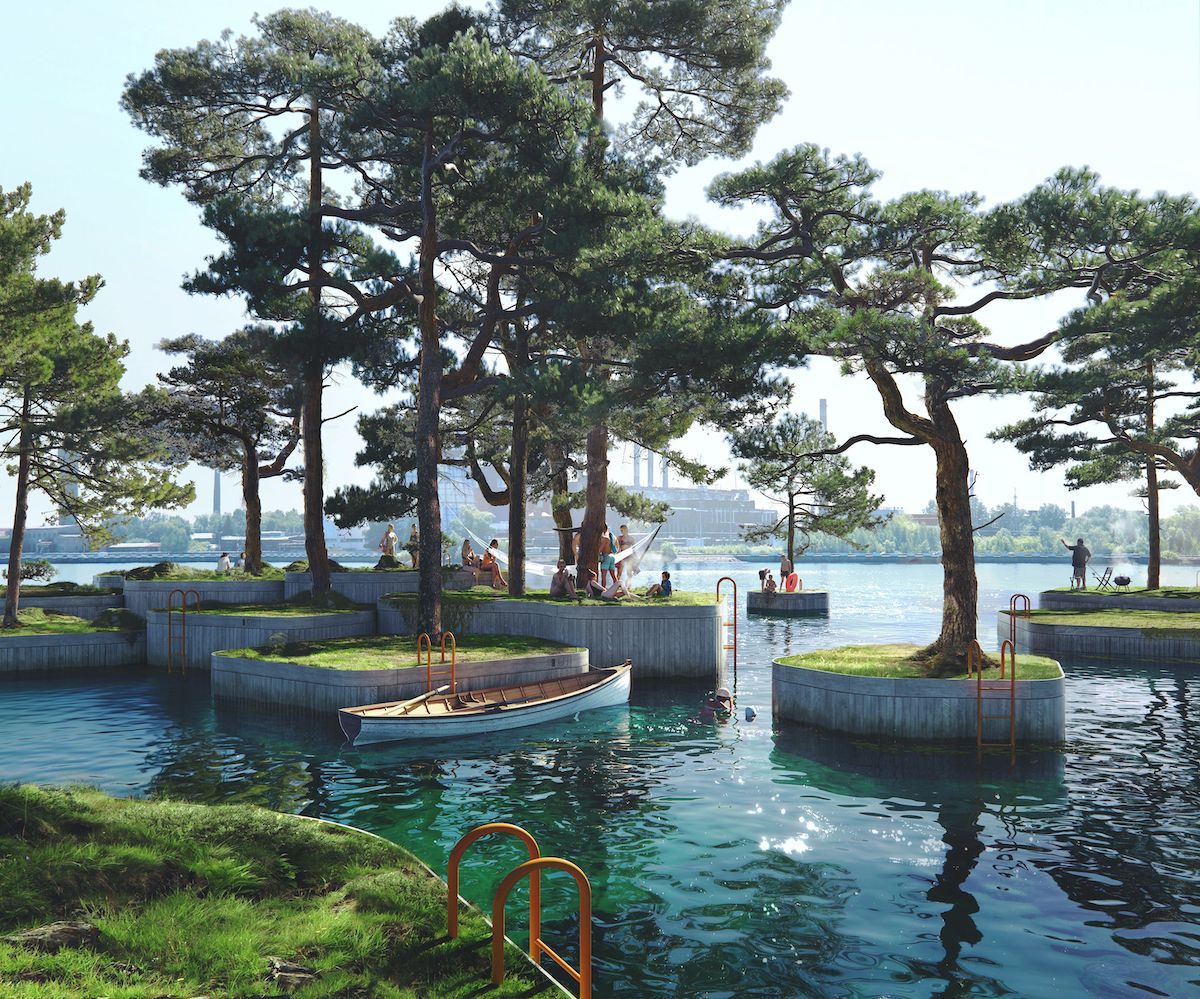 Floating Island Parks Will Soon Be Built in Copenhagen Harbor