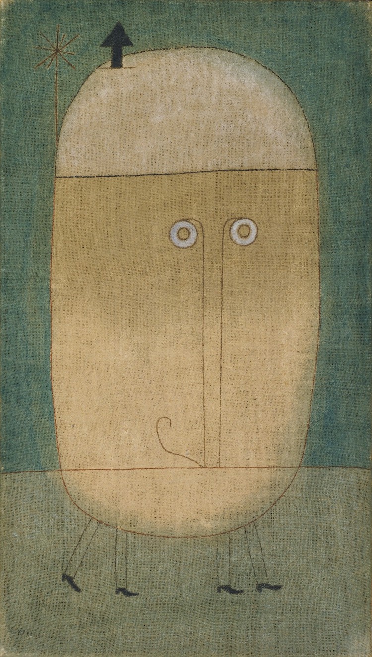 Mask of Fear by Paul Klee