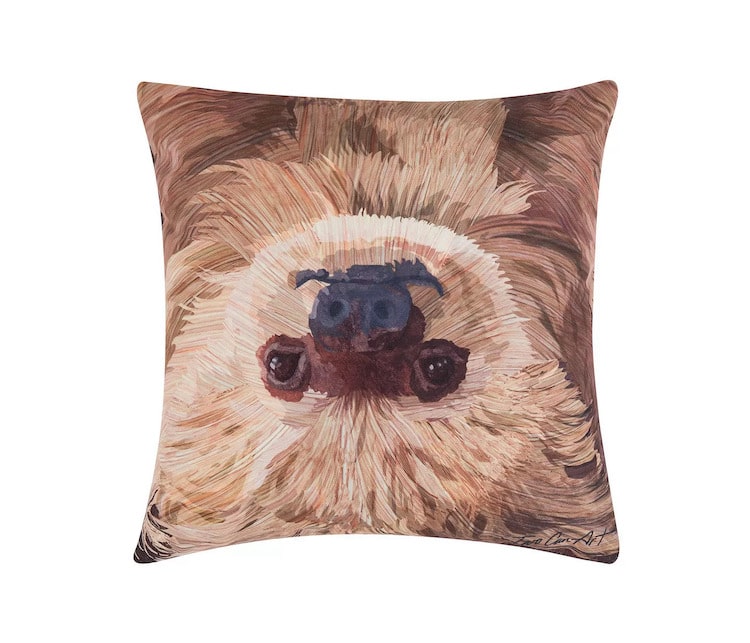 Sloth Throw Pillow