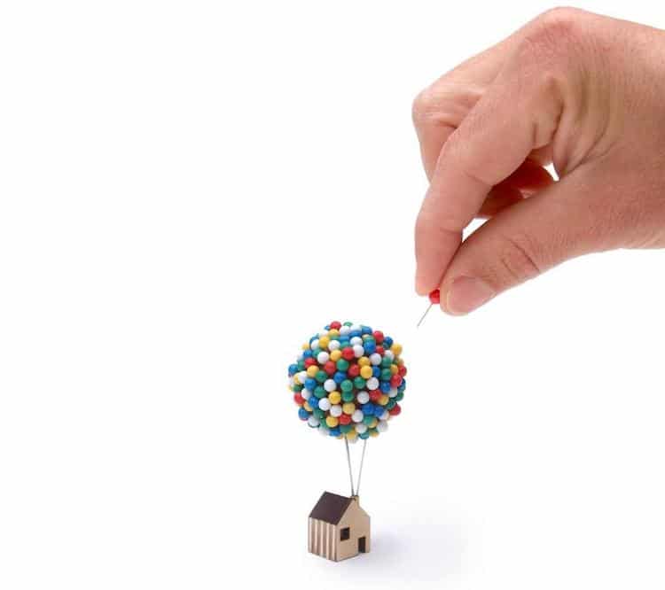 Balloon House Pin