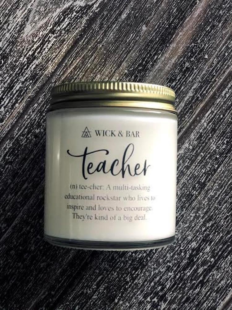 Teacher-Inspired Candle
