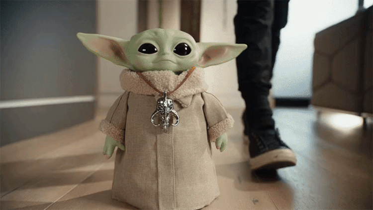 Animatronic Baby Yoda Toy