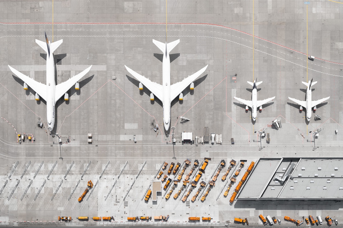 Airplanes Parked at the Airport