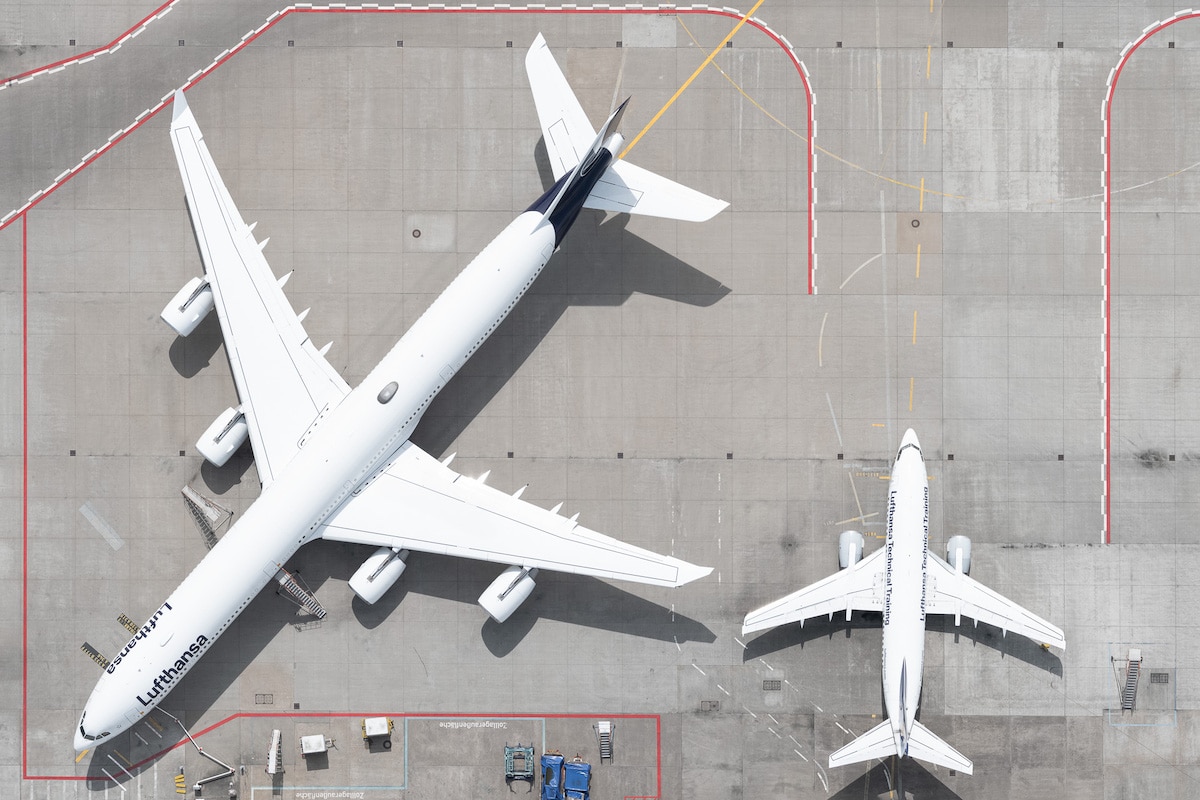 Airplanes Parked at the Airport