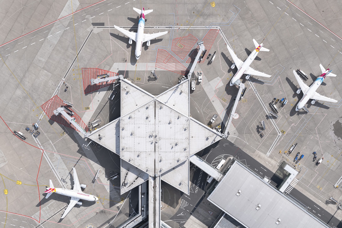 Airplanes Parked at the Airport