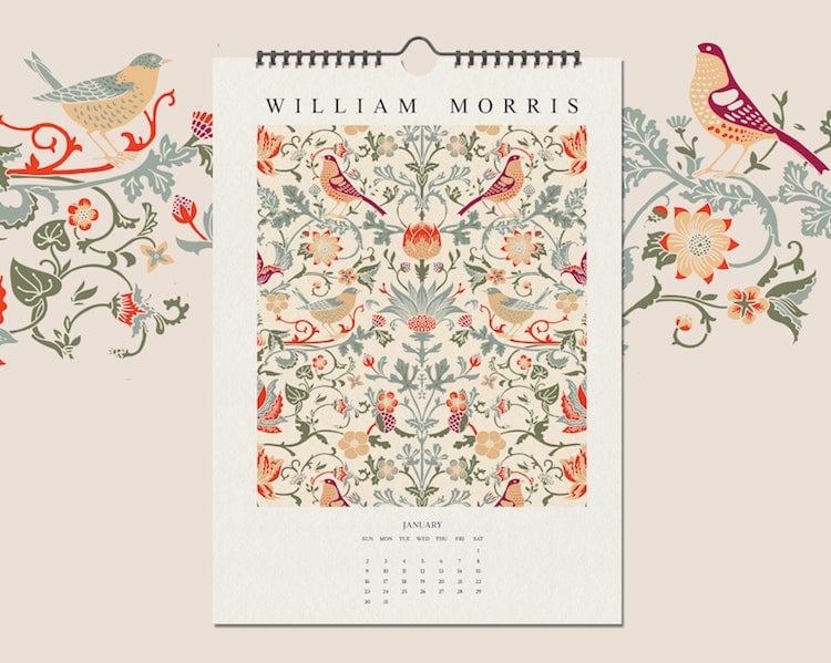 William Morris Calendar