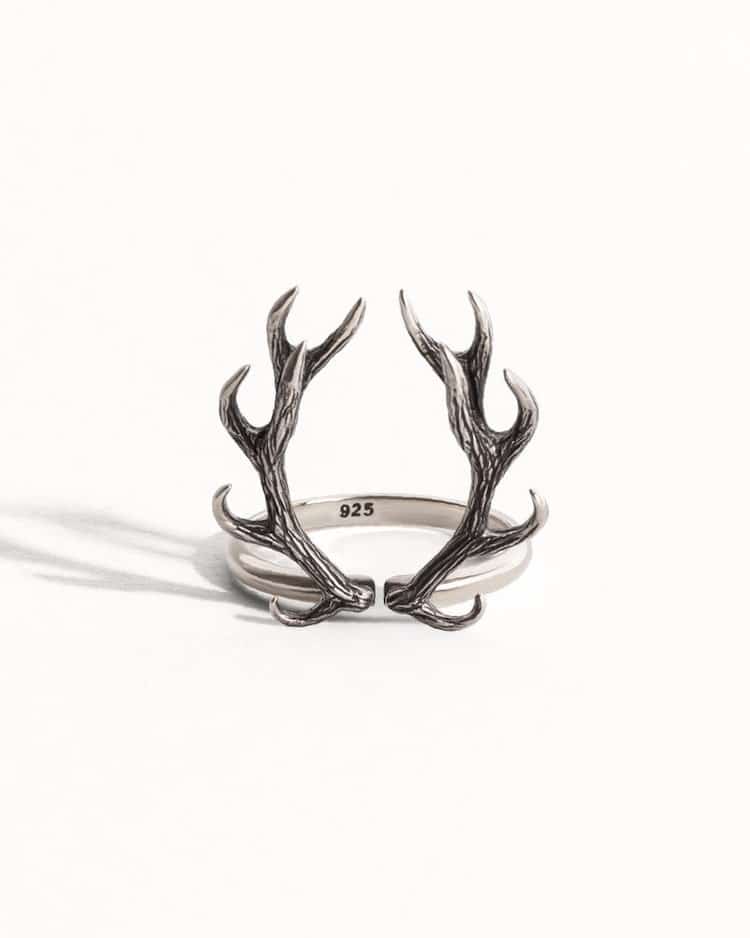 Deer Antler Ring