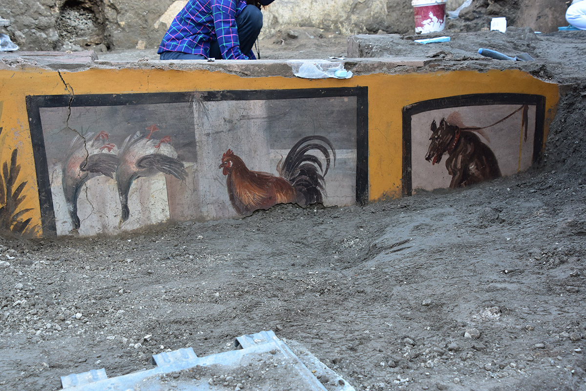 Termopolio, o puesto de comida rápida, descubierto en Pompeya