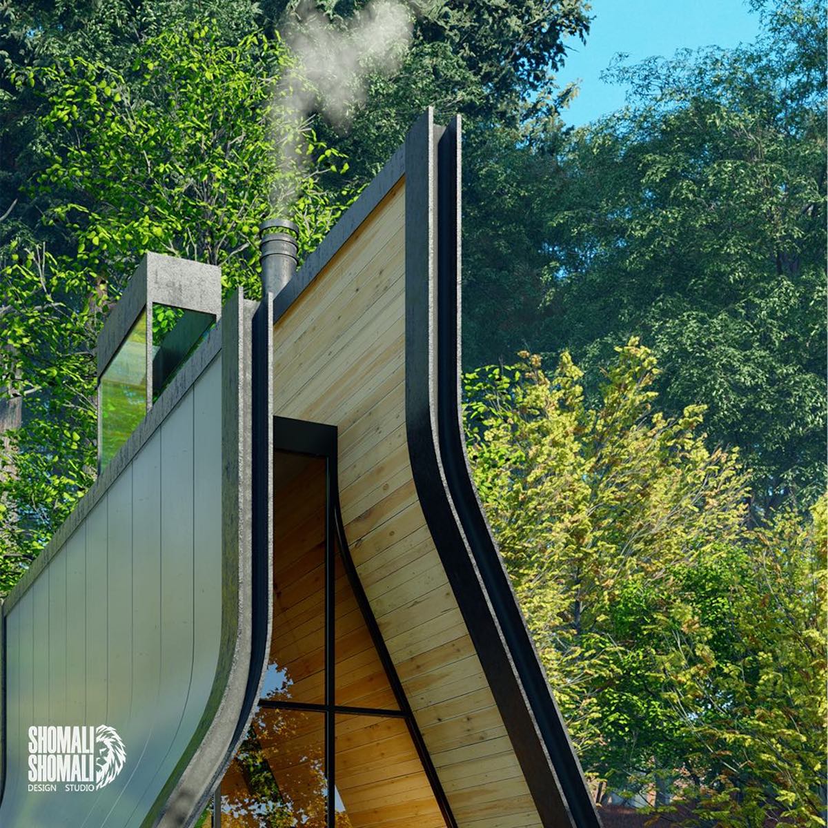Architect Reimagines the Typical A-Frame Cabin