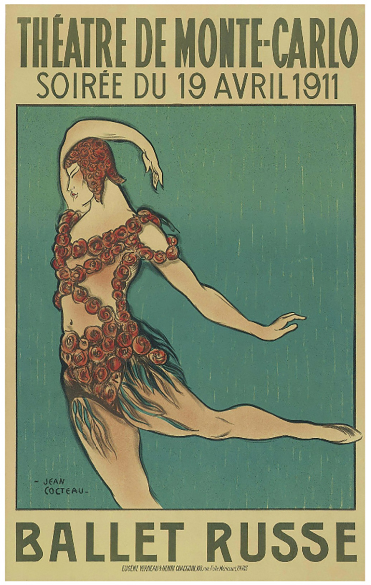 Ballet Russe Art Nouveau Modern Dance