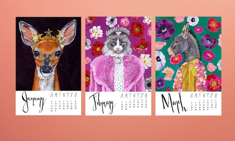 Fabulous Animals Calendar