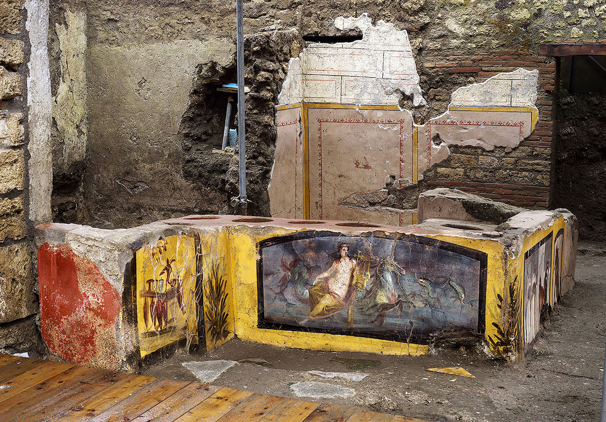 Arqueologos Descubren Un Antiguo Puesto De Comida Rapida En Pompeya