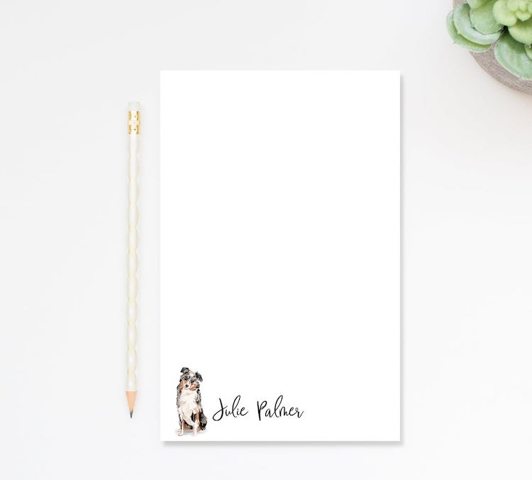 Personalized Dog Notepad