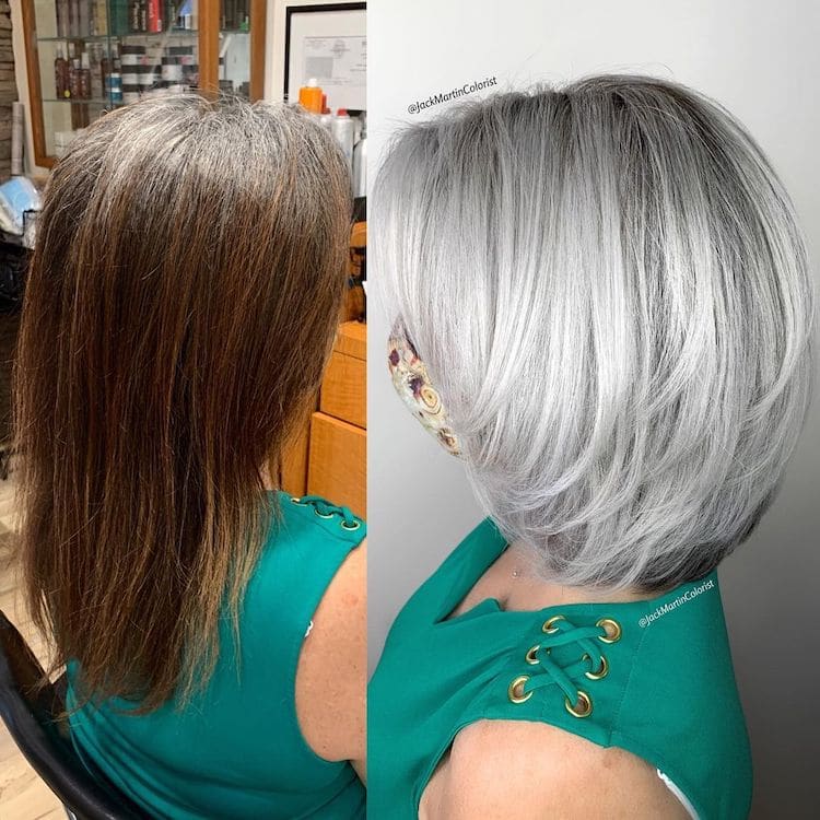 Gray Hair Color Ideas